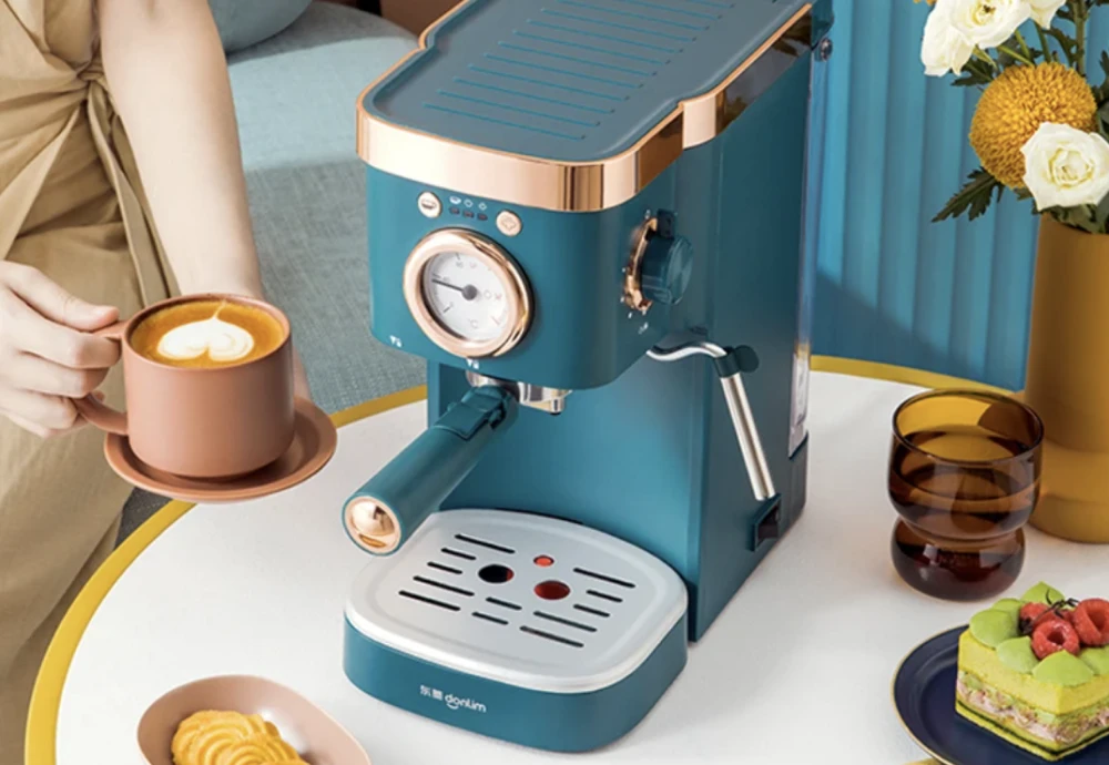 espresso machine with grinder and milk frother