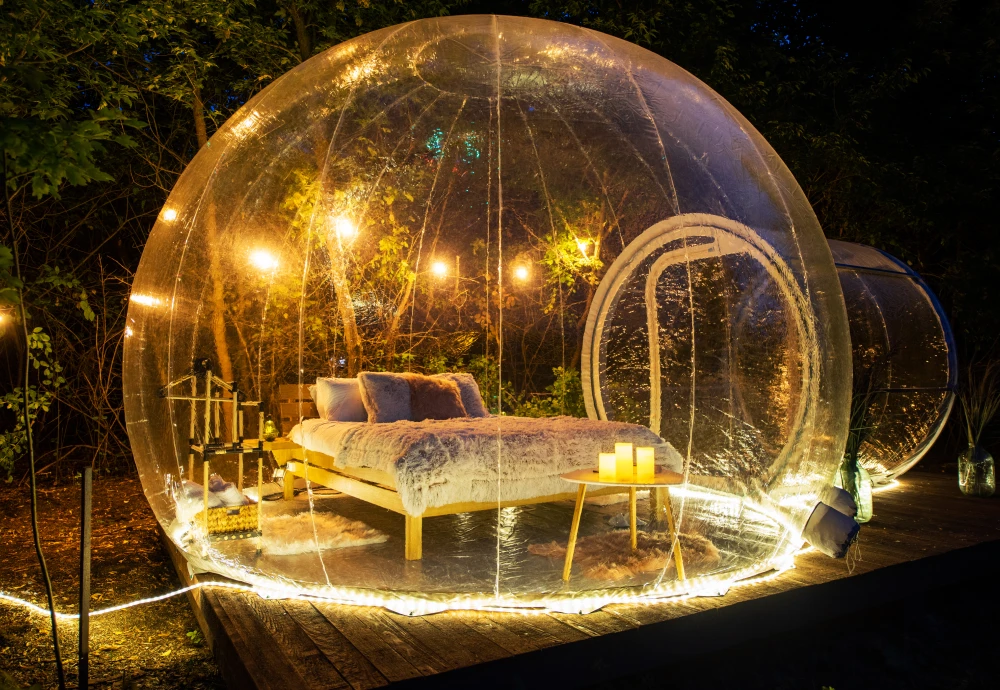 high quality inflatable bubble dome tent